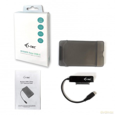 Tec Mysafe Easy 2.5in Usb-C External Case Usb-C 3.1 Gen 2
