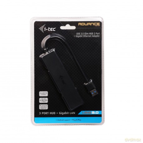 Tec Slim Hub 3 Port Usb 3.0 Gb Ethernet Adapter Wi