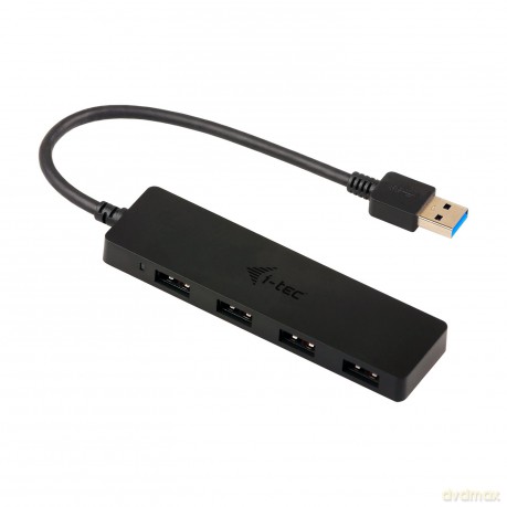 Tec Slim Passive Hub 4p Black Usb 3.0 No Ps Win And Mac Os
