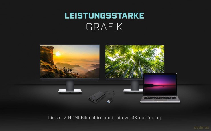 Tec Usb-C 4k Dual Hdmi Adapter