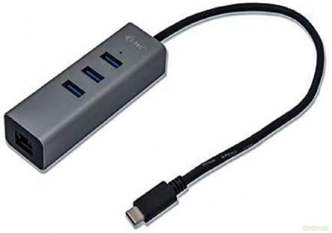 Tec Usb-C Metal Hub 3 + Glan 3 Port Hub + Ethernet Adapter