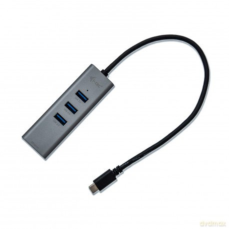 Tec Usb-C Metal Hub 3 + Glan 3 Port Hub + Ethernet Adapter