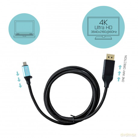 Tec Usb-C To Dp Cable 150cm I-Tec Usb-C To Dp 4k Cable 150cm