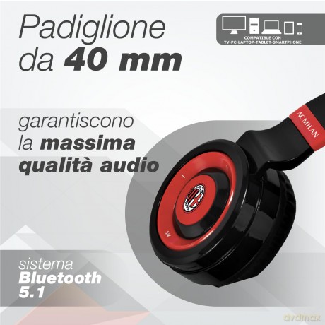 Techmade Cuffie Bluetooth Milan