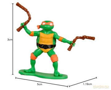 Teenage Mutant Ninja Turtles: Giochi Preziosi - Mini Personaggi In Blister