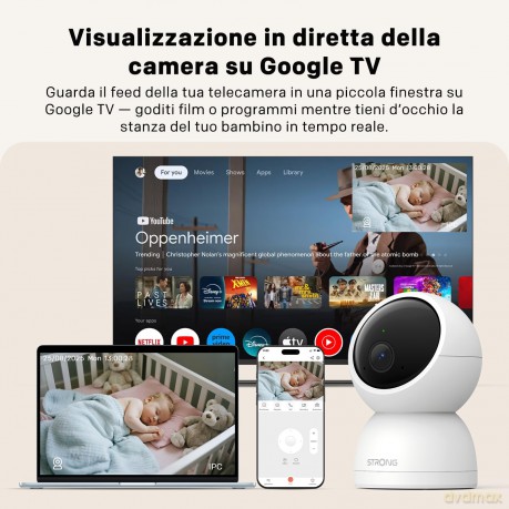 Telecamera Interno Wifi 4mp