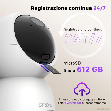 Telecamera Interno Wifi 4mp