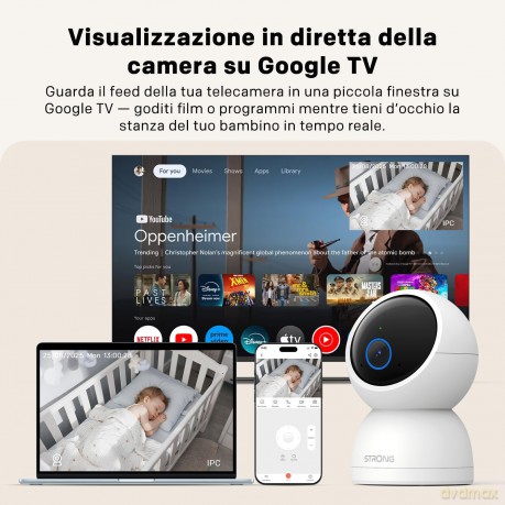 Telecamera Interno Wifi 5mp