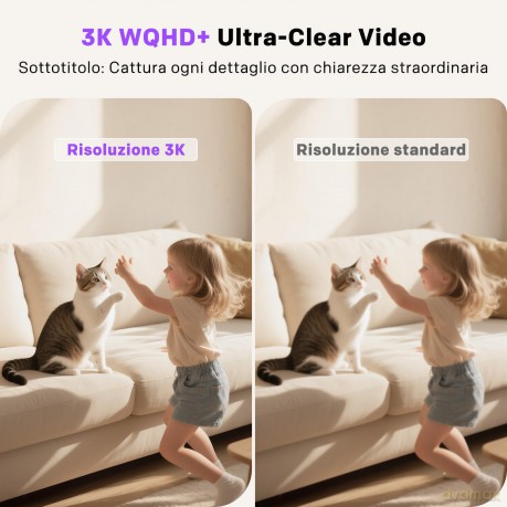 Telecamera Interno Wifi 5mp