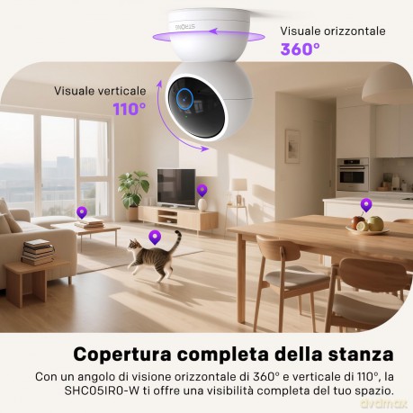 Telecamera Interno Wifi 5mp