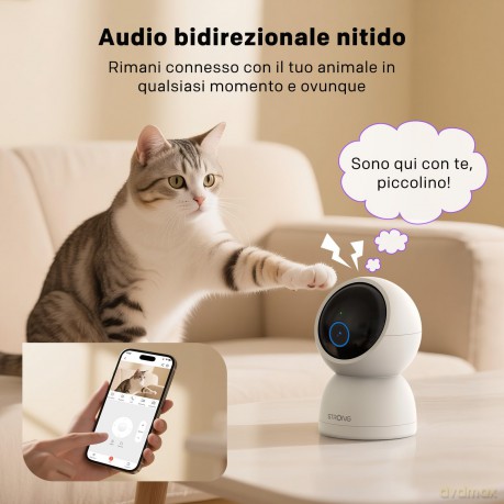 Telecamera Interno Wifi 5mp