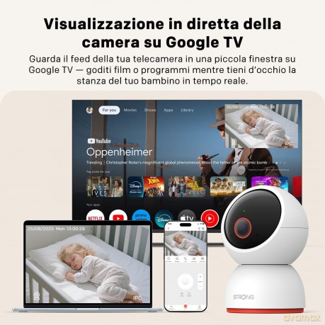 Telecamera Interno Wifi 8mp