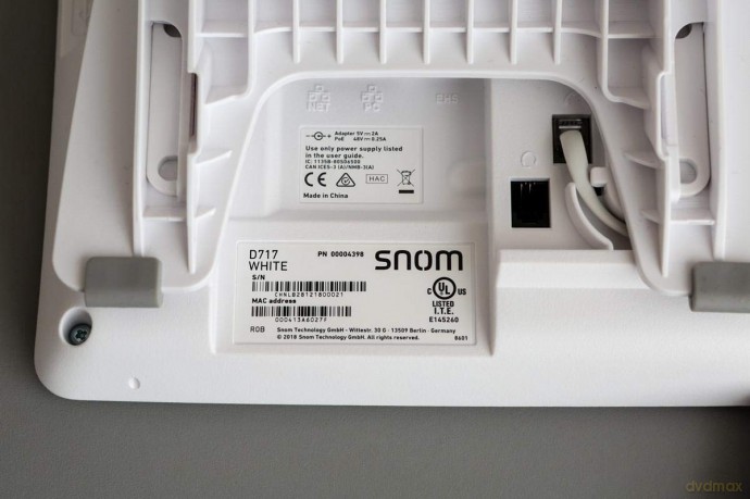 Telefono Snom D717 W/O Ps White