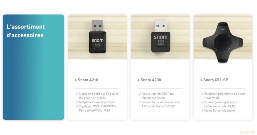 Telefono Snom D735 W/O Ps Black