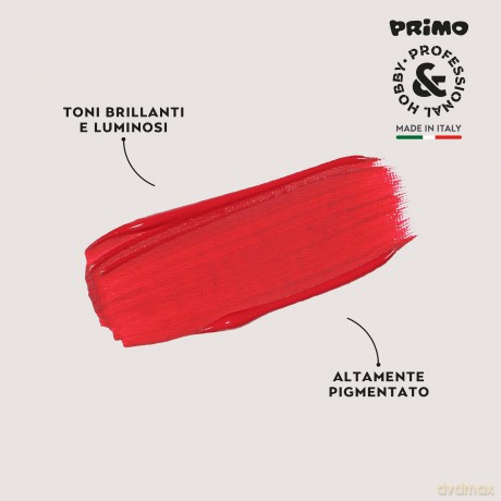 Temp. Tubo Acrilico Carminio75ml