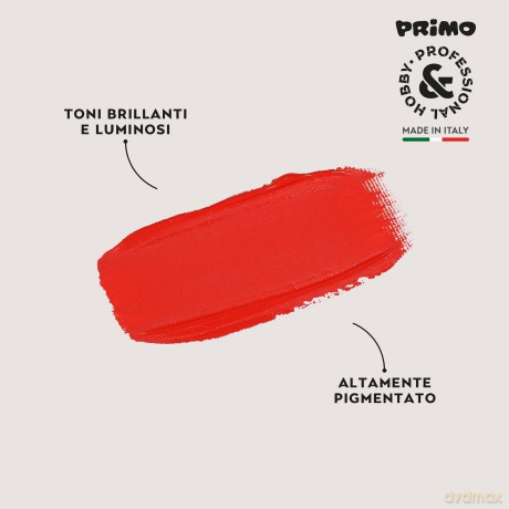 Temp. Tubo Acrilico Col.Vermi.75ml