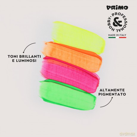 Temp. Tubo Acrilico Giallo Fluo75ml