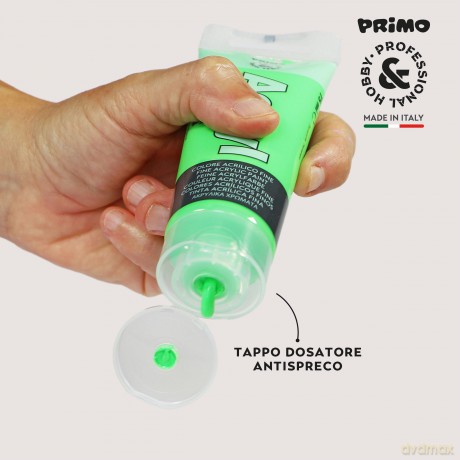 Temp. Tubo Acrilico Giallo Fluo75ml