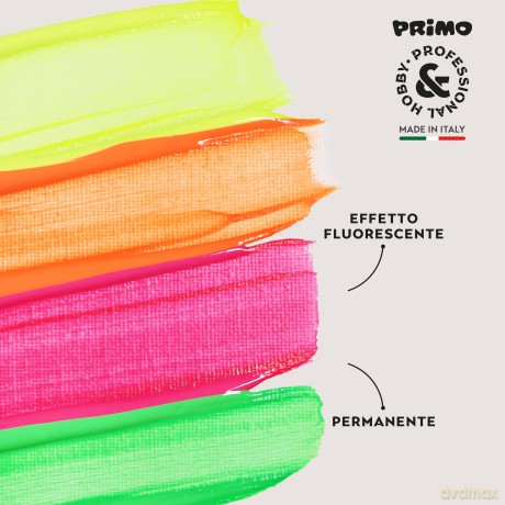 Temp. Tubo Acrilico Giallo Fluo75ml