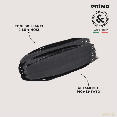 Tempera Tubo Acrilico Col.Nero75ml
