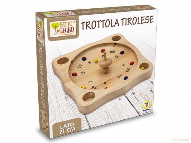 Teorema 40521 - Trottola Tirolese In Legno