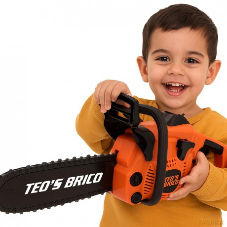 Teorema Motosega Taglialegna A Batteria Con Suoni Reali Per Bambini, 65194