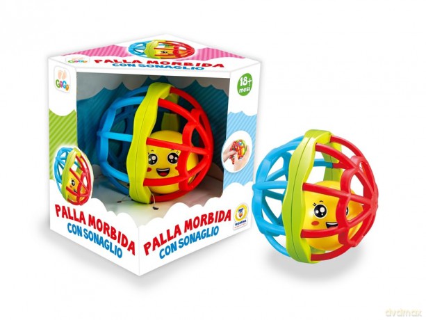 Teorema: Baby - Palla Morbida Con Sonaglio - Open Touch Box