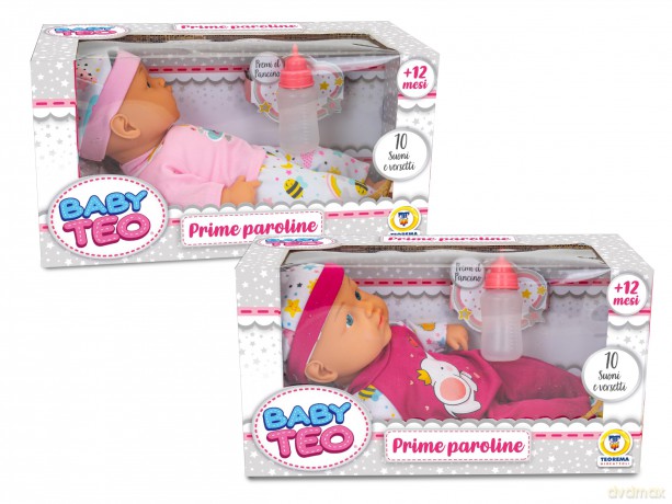 Teorema: Baby Teo - Bambolotto Prime Paroline 30 Cm 2 Ass - Window Box