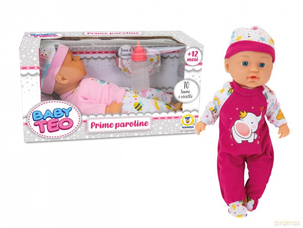 Teorema: Baby Teo - Bambolotto Prime Paroline 30 Cm 2 Ass - Window Box