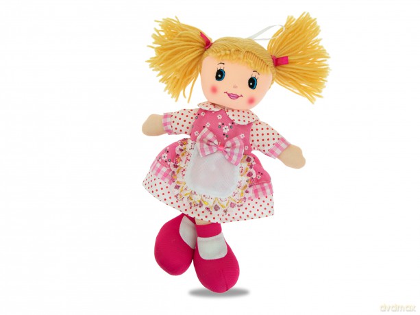 Teorema: Carlotta - Bambola In Pezza Con Grembiuli Ricamo 4 Col. Ass 30 Cm - Display Box