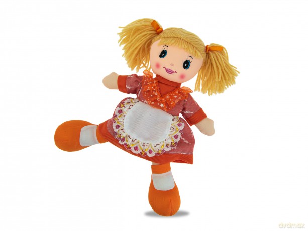 Teorema: Carlotta - Bambola In Pezza Con Grembiuli Ricamo 4 Col. Ass 30 Cm - Display Box