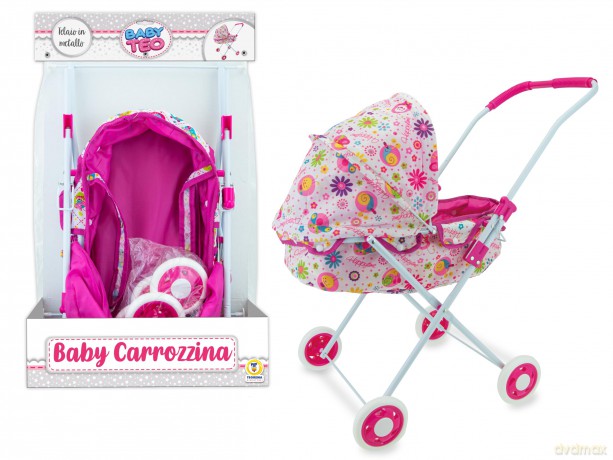 Teorema: Ciao Ciccio - Carrozzina In Metallo 2 Ass H. 67 Cm - Busta