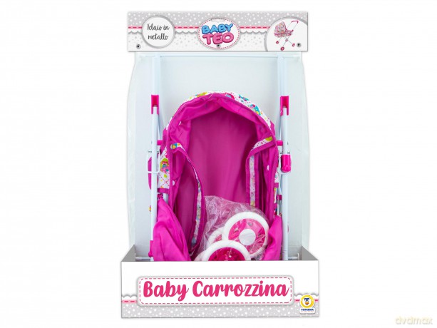 Teorema: Ciao Ciccio - Carrozzina In Metallo 2 Ass H. 67 Cm - Busta