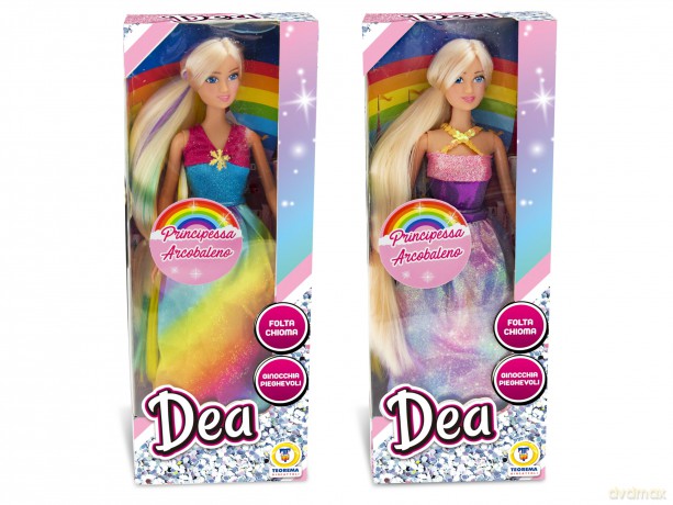 Teorema: Dea - Bambola Principessa Arcobaleno Lunghi Capell2 Ass - Window Box