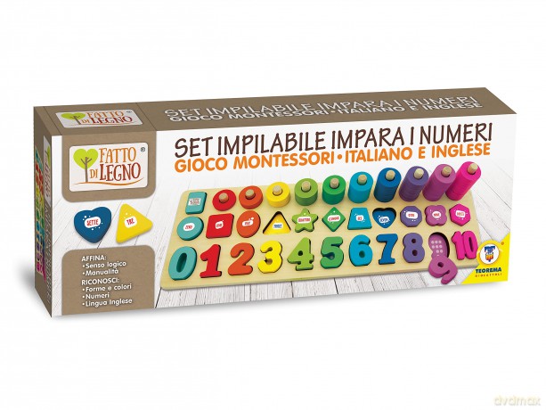 Teorema: Fatto Di Legno - Gioco Numerico Montessori
