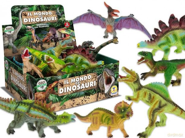 Teorema: Geo Nature - Dinosauri Soffici Con Fischietto (Assortimento)