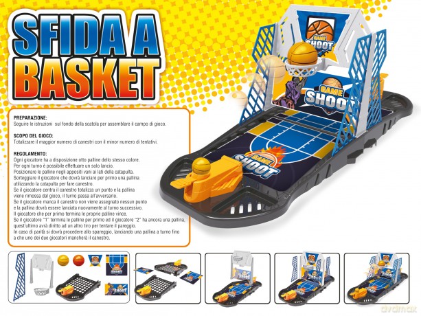 Teorema: Gioco Basket Con Lanciatore 2 Giocatori - Box