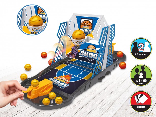 Teorema: Gioco Basket Con Lanciatore 2 Giocatori - Box