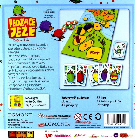 Gra pędzące jeże [ZABAWKA]