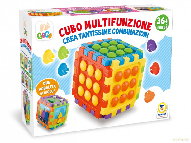 Teorema: Gogo - Cubo Multiattivita' Montessoriano 2 In 1 - Box