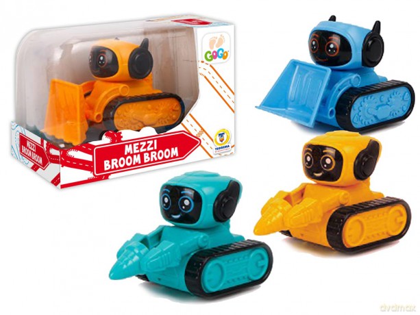 Teorema: Gogo - Mezzi Broom Broom Funny Robot A Frizione 4 Colori Ass - Window Box