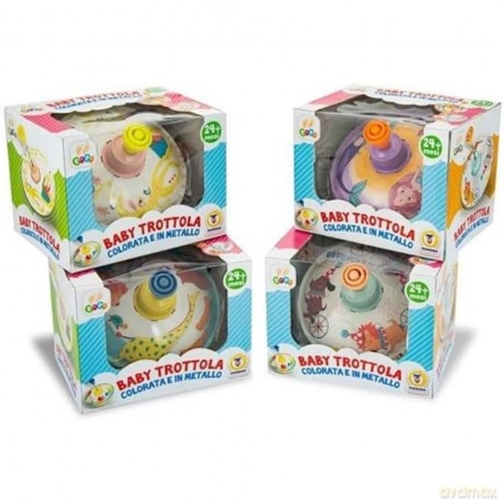 Teorema: Gogo - Trottola In Metallo Colorata 4 Ass Diametro 13cm - Window Box