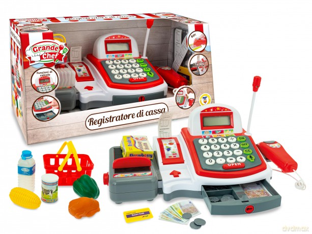 Teorema: Grande Chef - Registratore Di Cassa Con Scanner E Rullo Funzionante - Open Touch Box