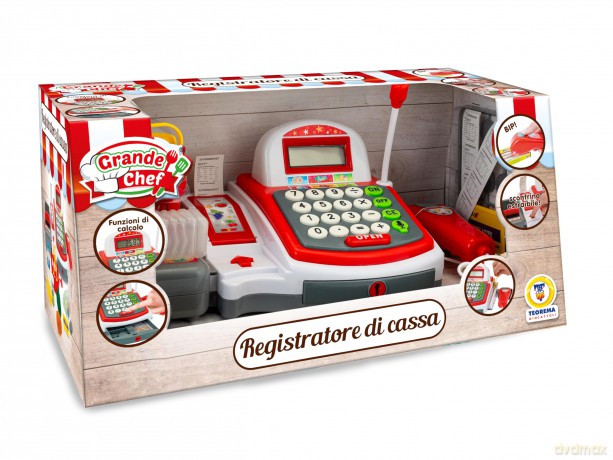 Teorema: Grande Chef - Registratore Di Cassa Con Scanner E Rullo Funzionante - Open Touch Box