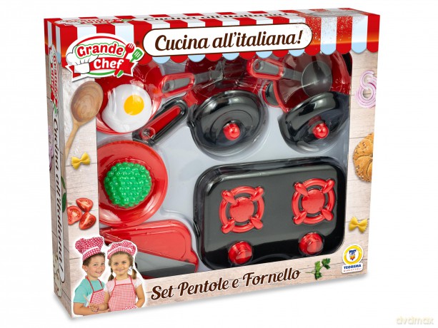 Teorema: Grande Chef - Set Pentoline Con Fornello - Window Box