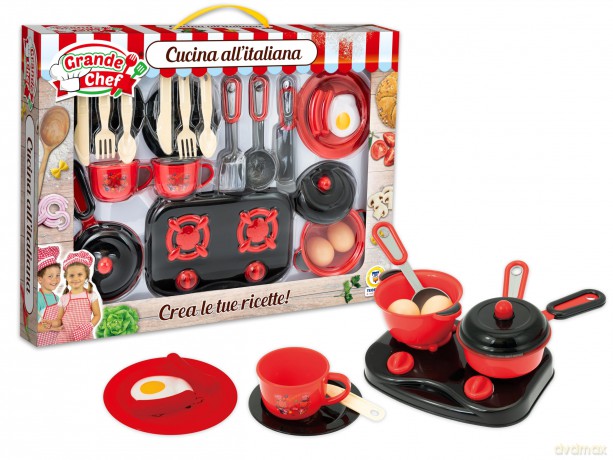 Teorema: Grande Chef - Set Pentoline Con Fornello E Accessori - Window Box
