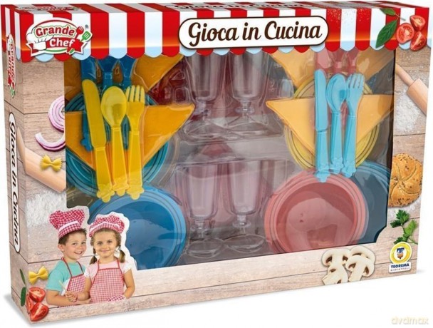 Teorema: Grande Chef -Set Piattini E Posate - Window Box