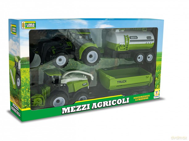 Teorema: Linea Verde - Mietitrebbia E Trattore A Frizione - Window Box