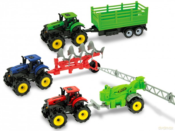 Teorema: Linea Verde - Trattore Con Rimorchio A Frizione (Assortimento)