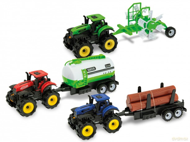 Teorema: Linea Verde - Trattore Con Rimorchio A Frizione (Assortimento)